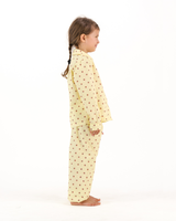 Girls long Pyjamas Set Lady Bugs on Yellow