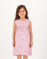 Girls Short Sleeve Nighty  Proteas on Pink