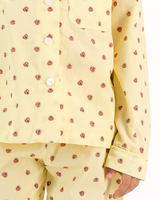 Girls long Pyjamas Set Lady Bugs on Yellow