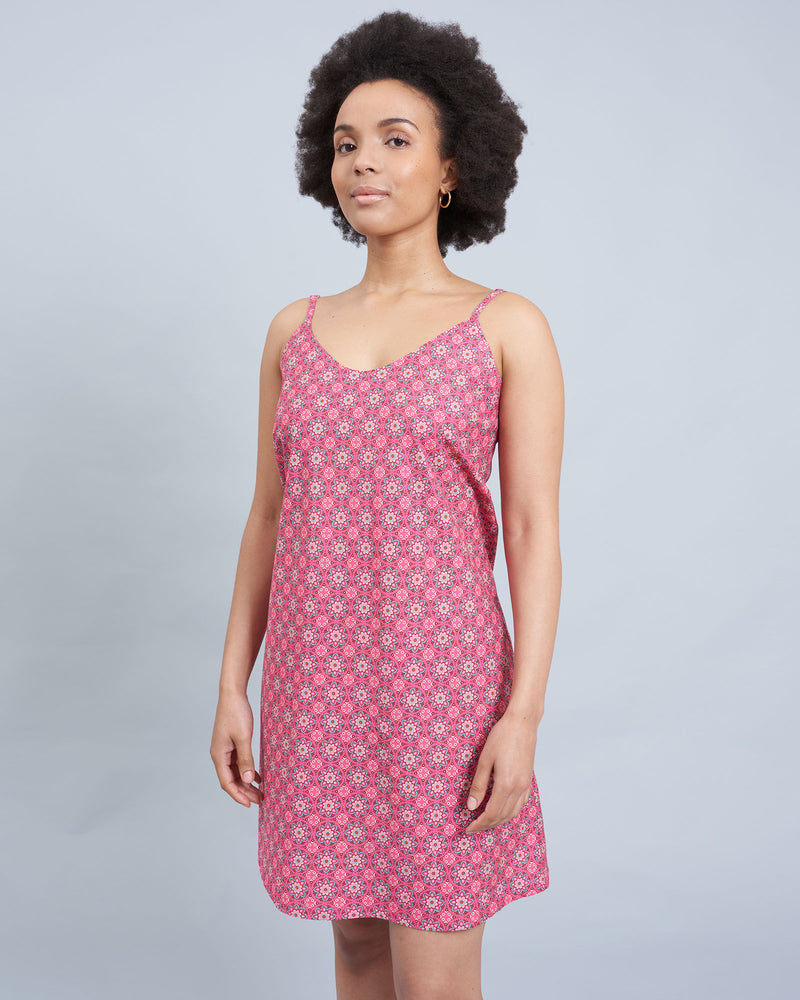 Womens Night Dress Central Park Pink
