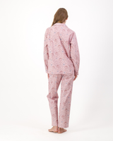 Womens Long Pyjamas Set Proteas on Pink