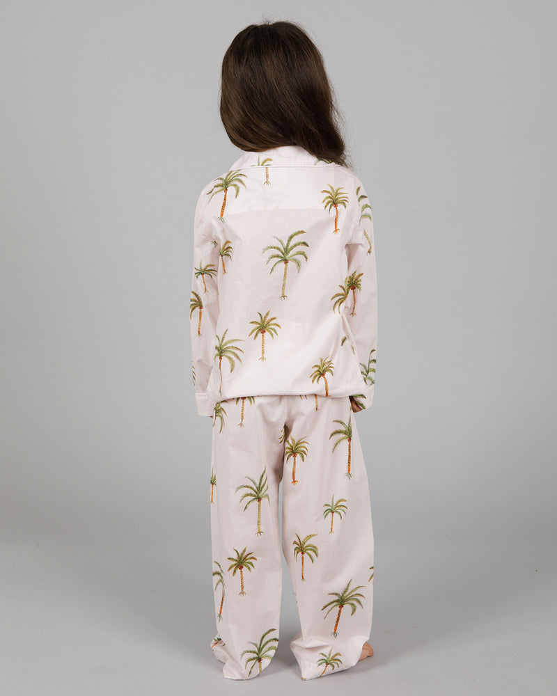 Girls Long Pyjamas Set Palm Beach