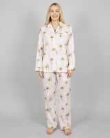 Womens Long Pyjamas Set Palm Beach
