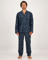 Mens Long Pyjamas Set Moon